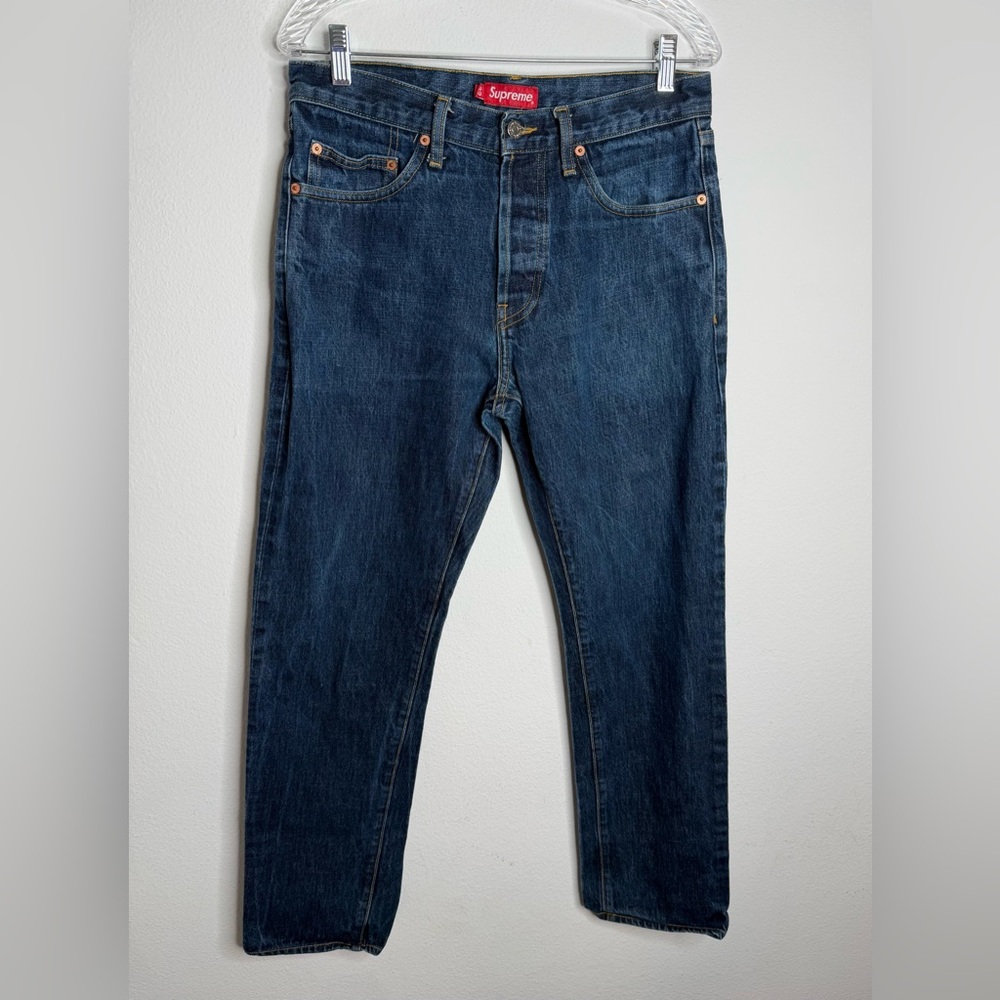 SUPREME NEW YORK Mens DENIM JEANS GOOD CONDITION Size 32